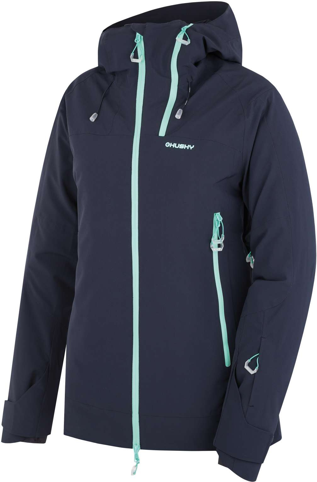 Husky Dámska lyžiarska plnená bunda Gambola L black blue Veľkosť: M