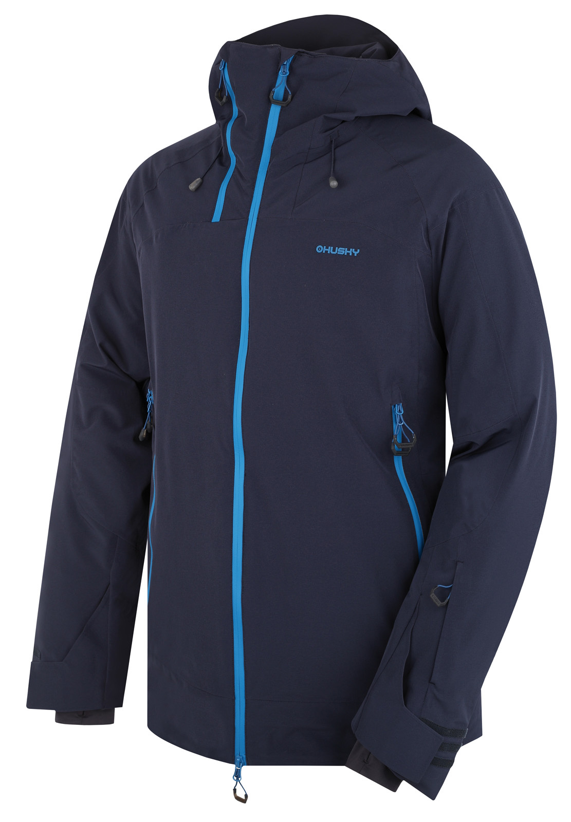 Husky Pánska lyžiarska bunda Gambola M black blue Veľkosť: XL