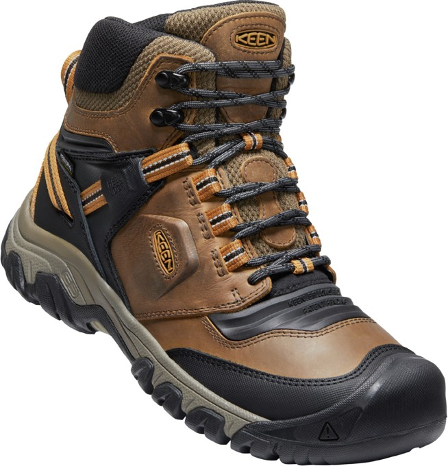 Keen RIDGE FLEX MID WP MEN bison / golden brown Veľkosť: 42,5