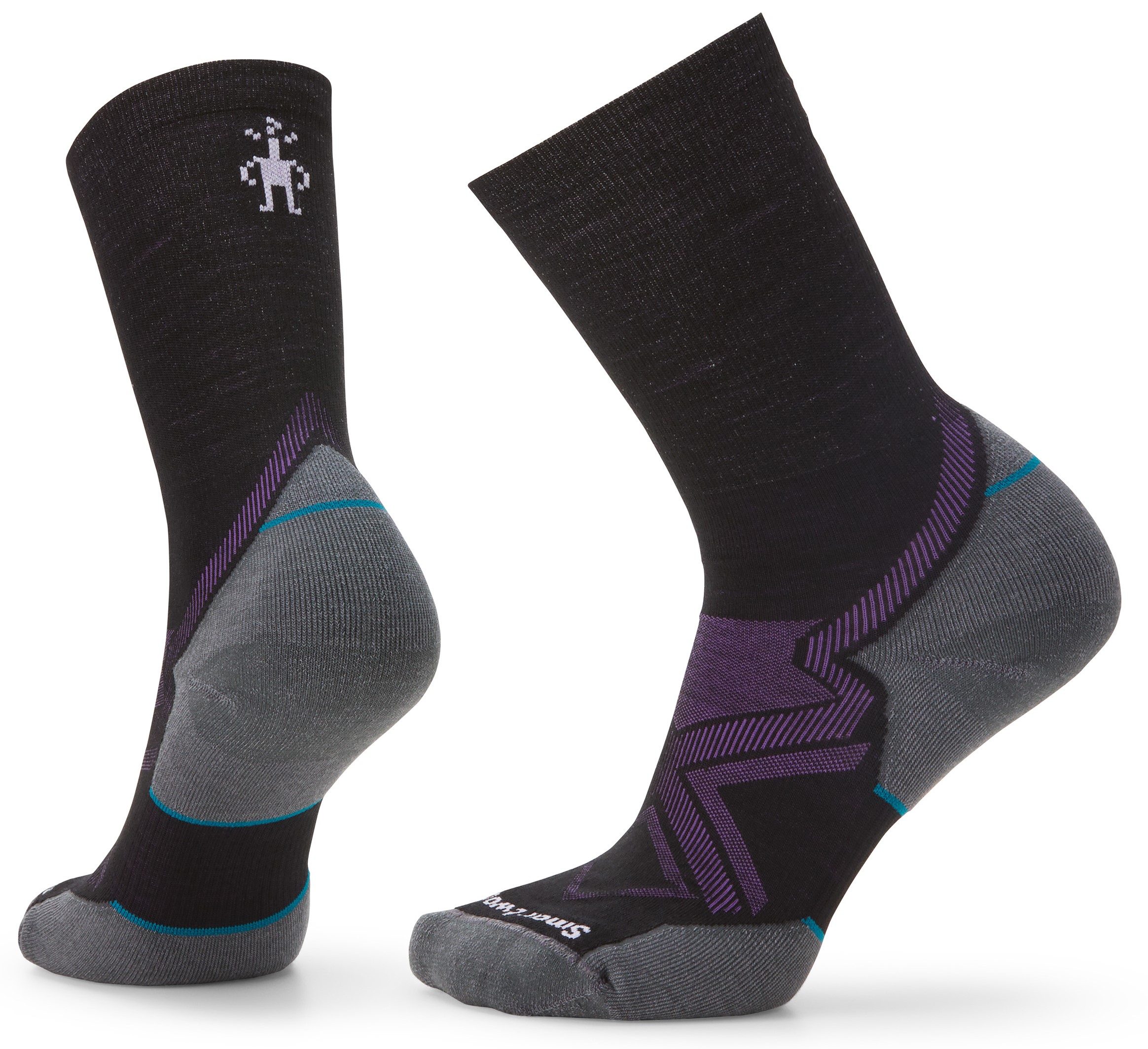 Smartwool W RUN COLD WEATHER TARGETED CUSHION CREW black Veľkosť: S