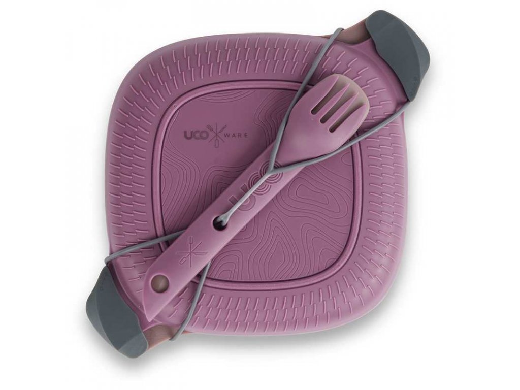 UCO gear UCO ECO Mess Kit 5 dielna - Plum Purple jedálenská sada