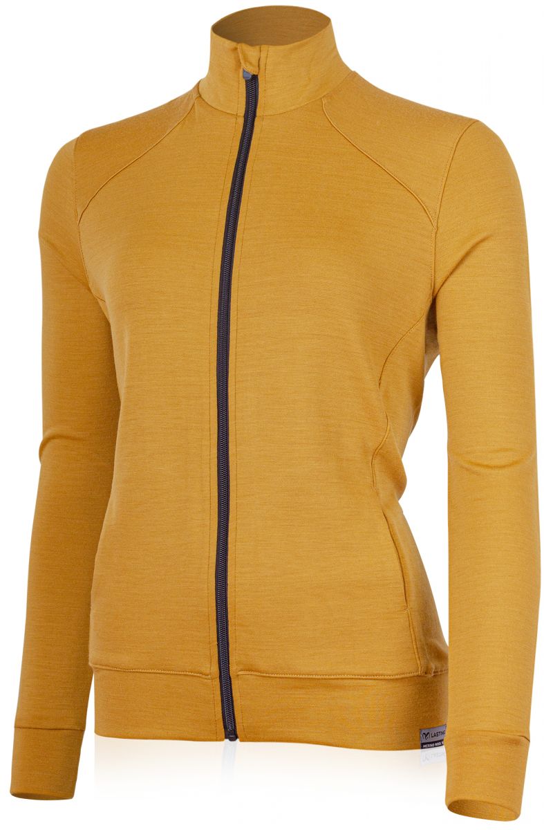 Lasting dámska merino mikina SARMINA 2429 horčicová Veľkosť: S 8596445045963