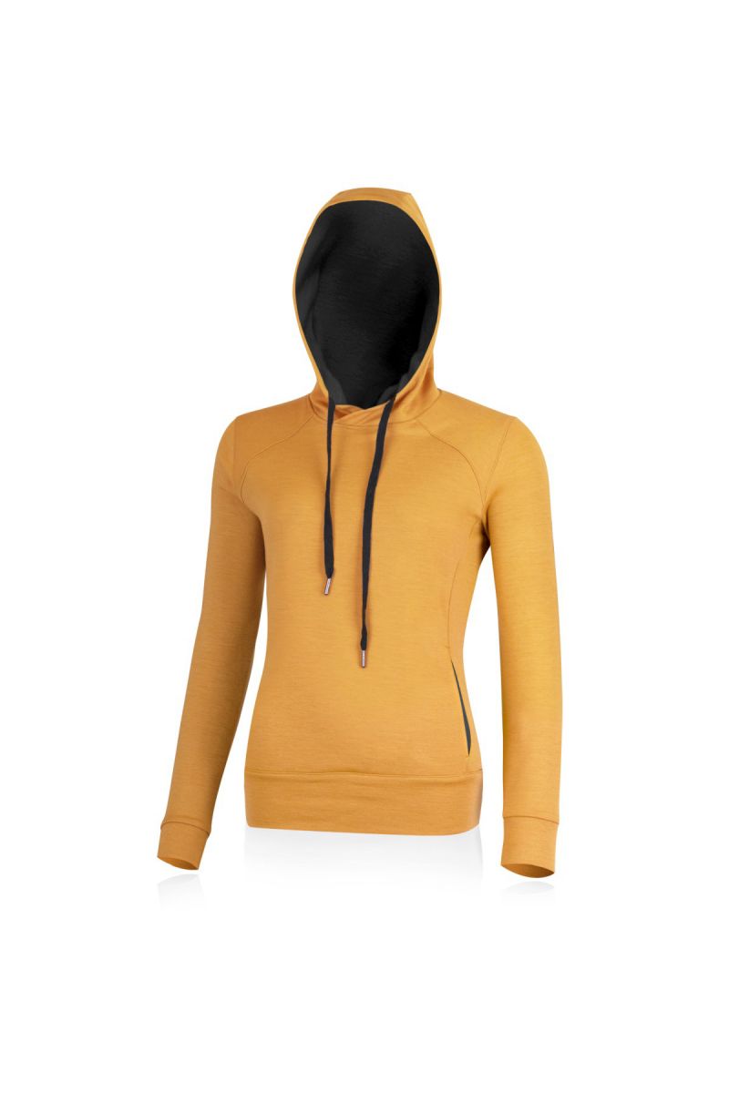 Lasting dámska merino mikina WESIA horčicová Veľkosť: L