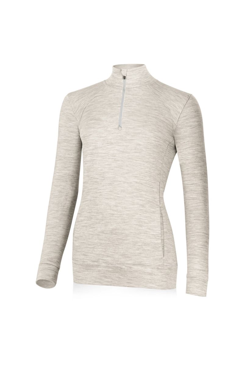 Lasting dámska merino mikina WARMINA 7167 béžová Veľkosť: XL