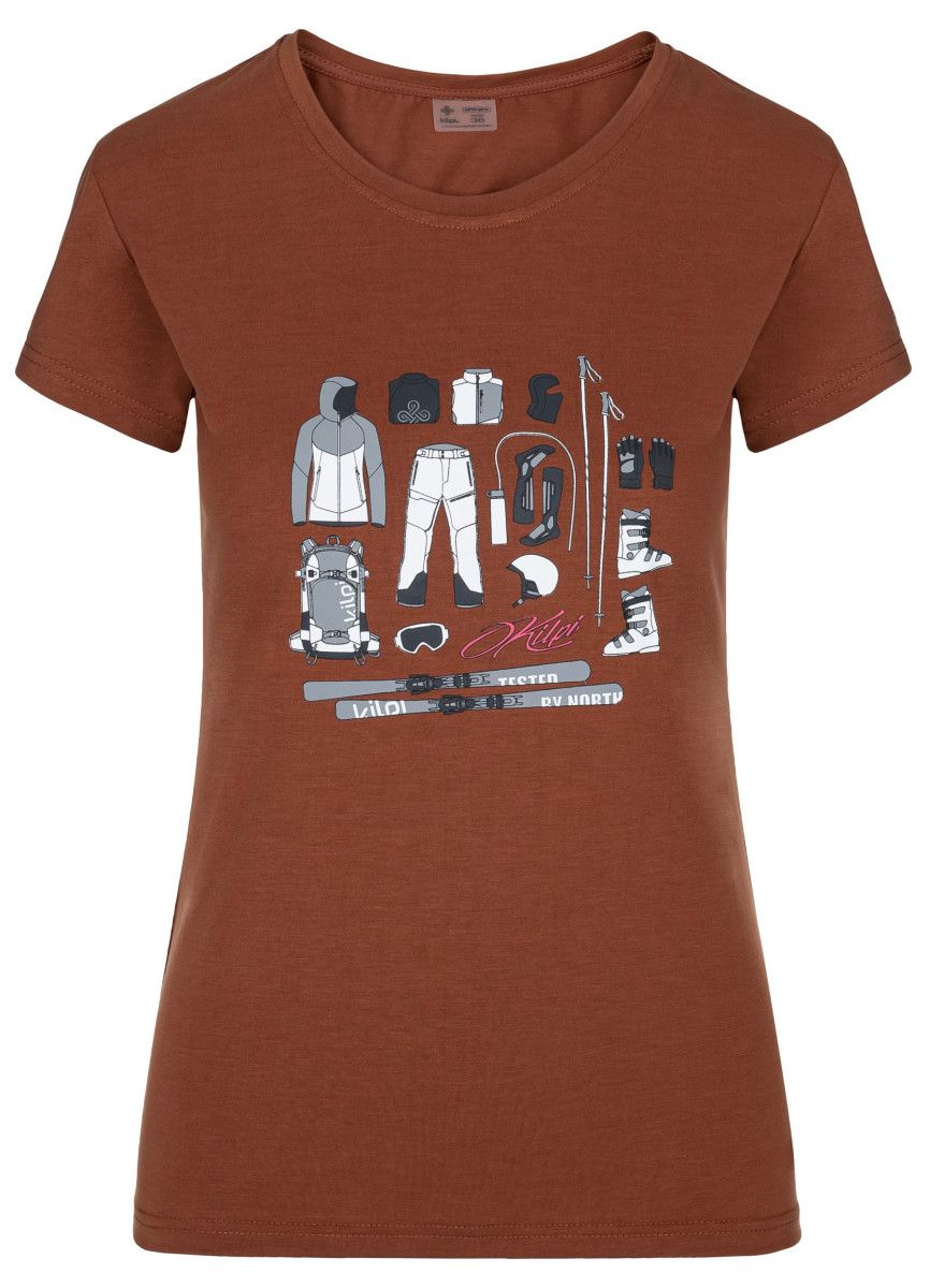 Kilpi TORNES-W Tmavo červená Veľkosť: 34