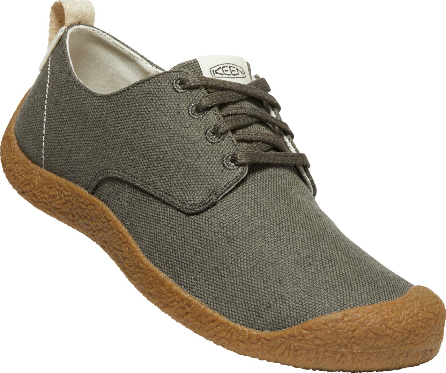 Keen MOSEY DERBY CANVAS MEN black olive/black olive Veľkosť: 42,5 topánky