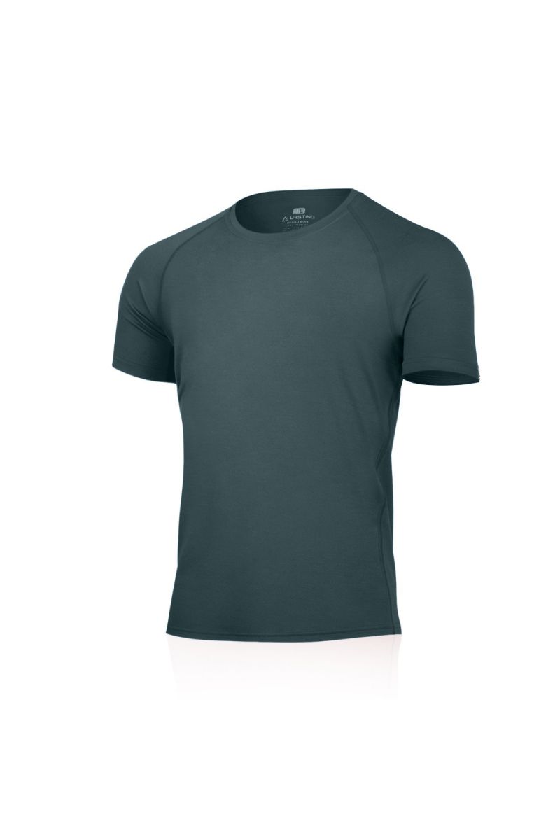 Lasting pánske merino tričko QUIDO 5757 potrolejové Veľkosť: XL