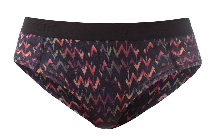 SENSOR MERINO IMPRESS dámske nohavičky deep blue/origami Veľkosť: M 8592837085265