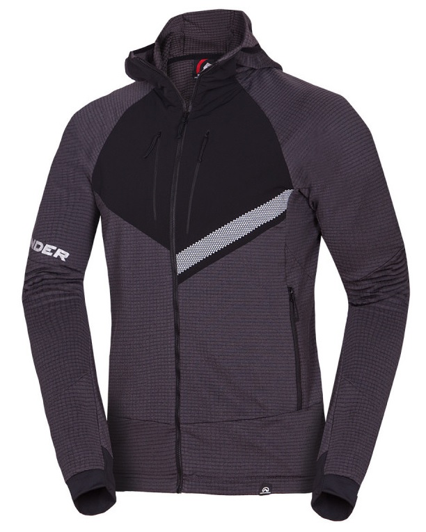 Northfinder DUKE MI-3792OR-269 pánska mikina čierna Veľkosť: 2XL 8584153456966