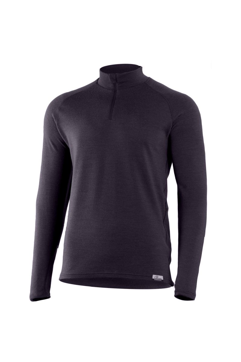 Lasting pánska merino mikina Wary modrá Veľkosť: M