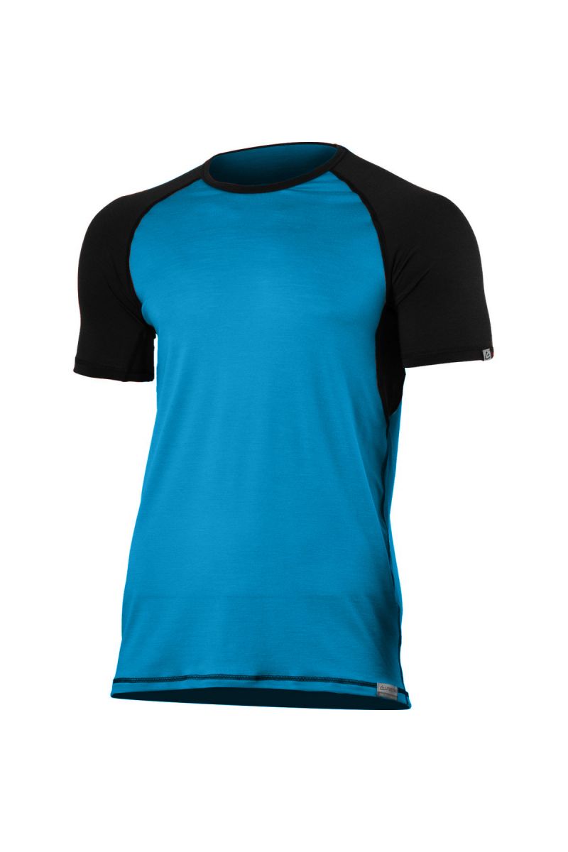 Lasting pánske merino tričko OTO 5590 modré Veľkosť: L