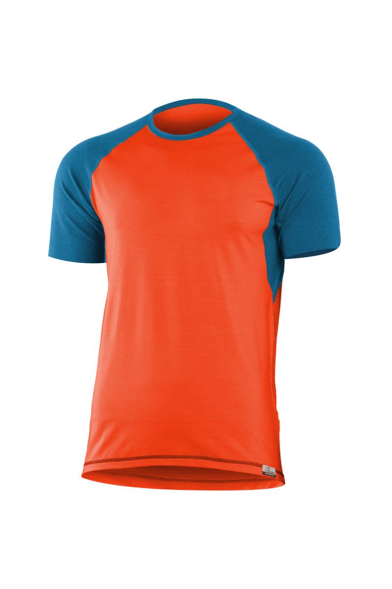 Lasting pánske merino tričko OTO 2151 oranžové Veľkosť: M 8596445054828