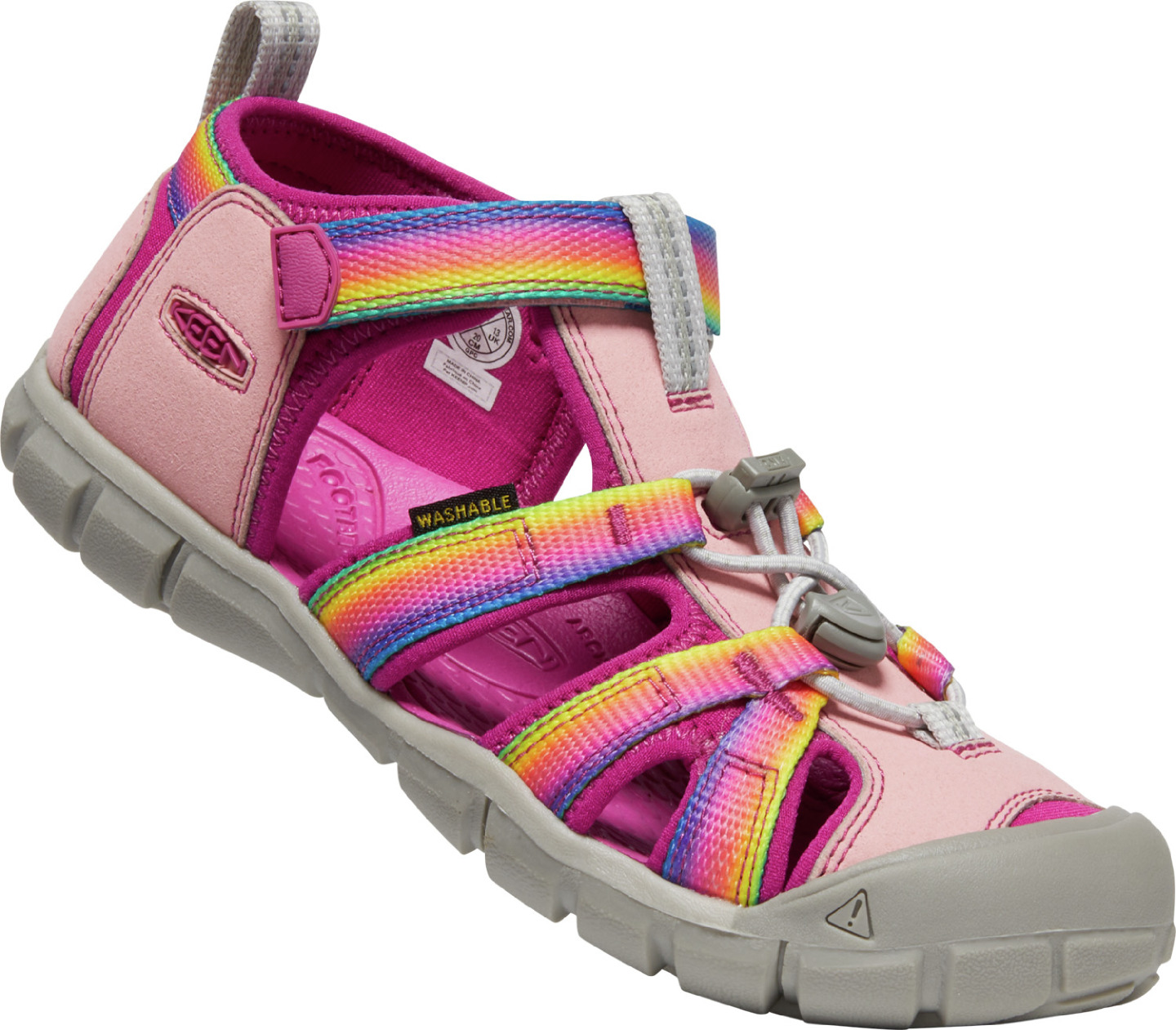 Keen SEACAMP II CNX YOUTH rainbow/festival fuchsia Veľkosť: 38  detské sandále
