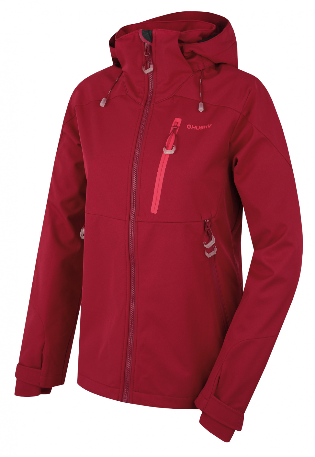 Husky Dámska softshell bunda Sauri L magenta Veľkosť: XS