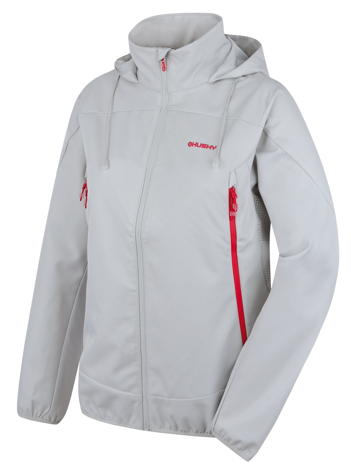 Husky Dámska softshell bunda Sonny L lt. grey Veľkosť: XS