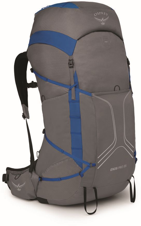 Osprey EXOS PRO 55 dale grey/agam blue Veľkosť: S/M