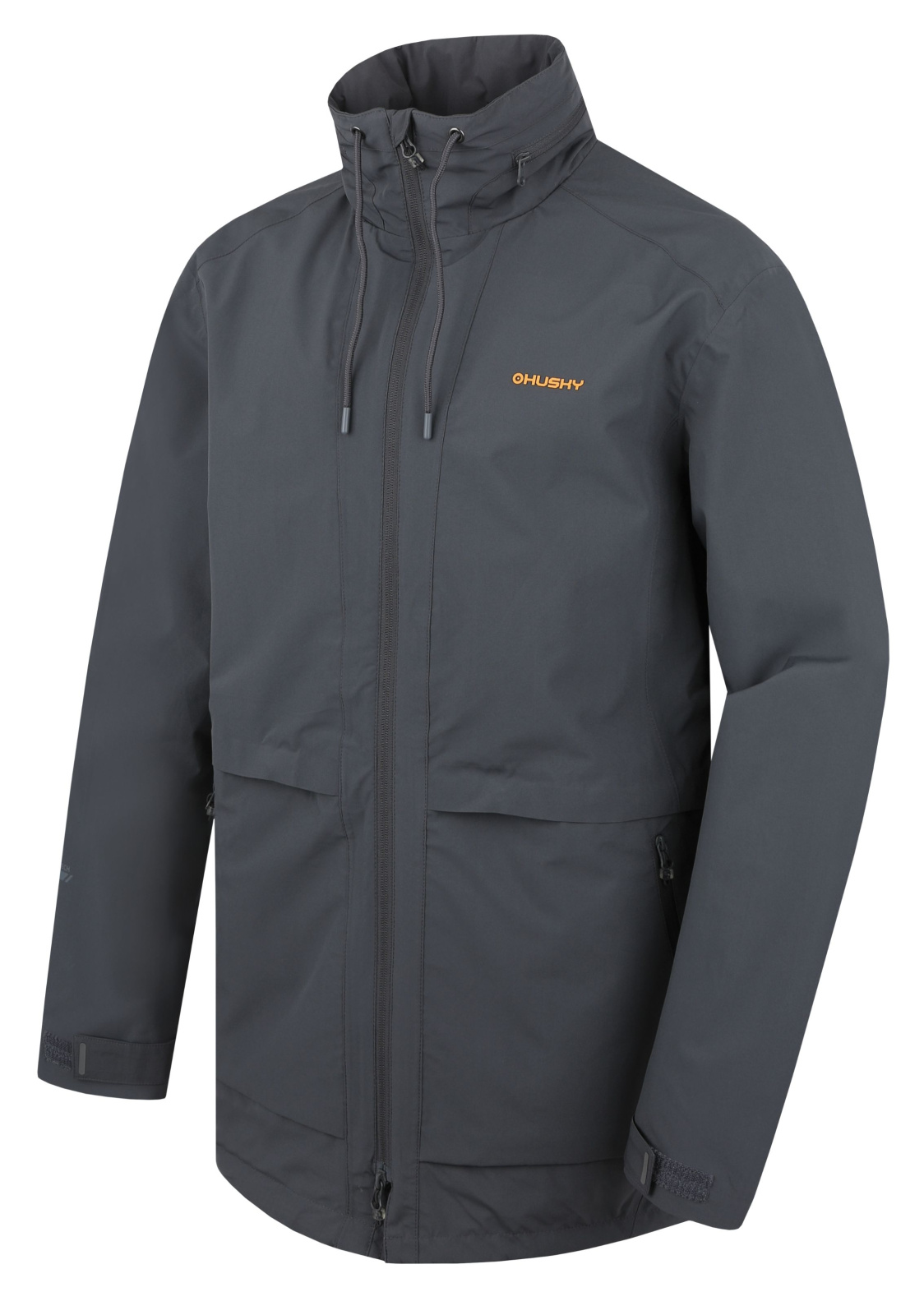 Husky Pánsky hardshell kabát Nevr M dk. grey Veľkosť: L