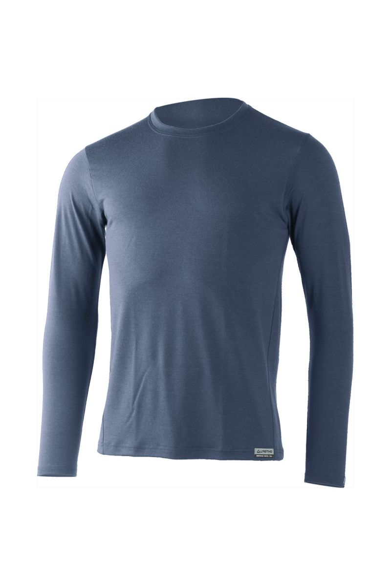 Lasting pánske merino tričko ALAN 5656 modré Veľkosť: L