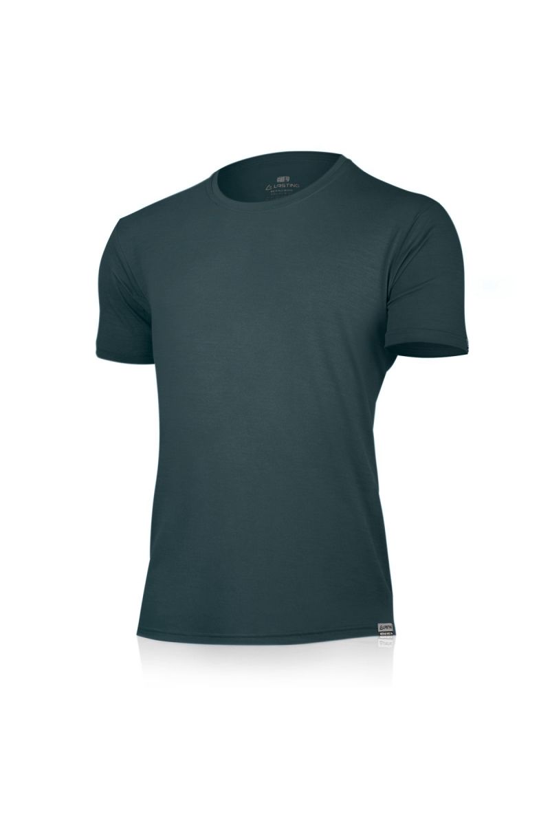 Lasting pánske merino tričko CHUAN 5757 petrolejová Veľkosť: XL