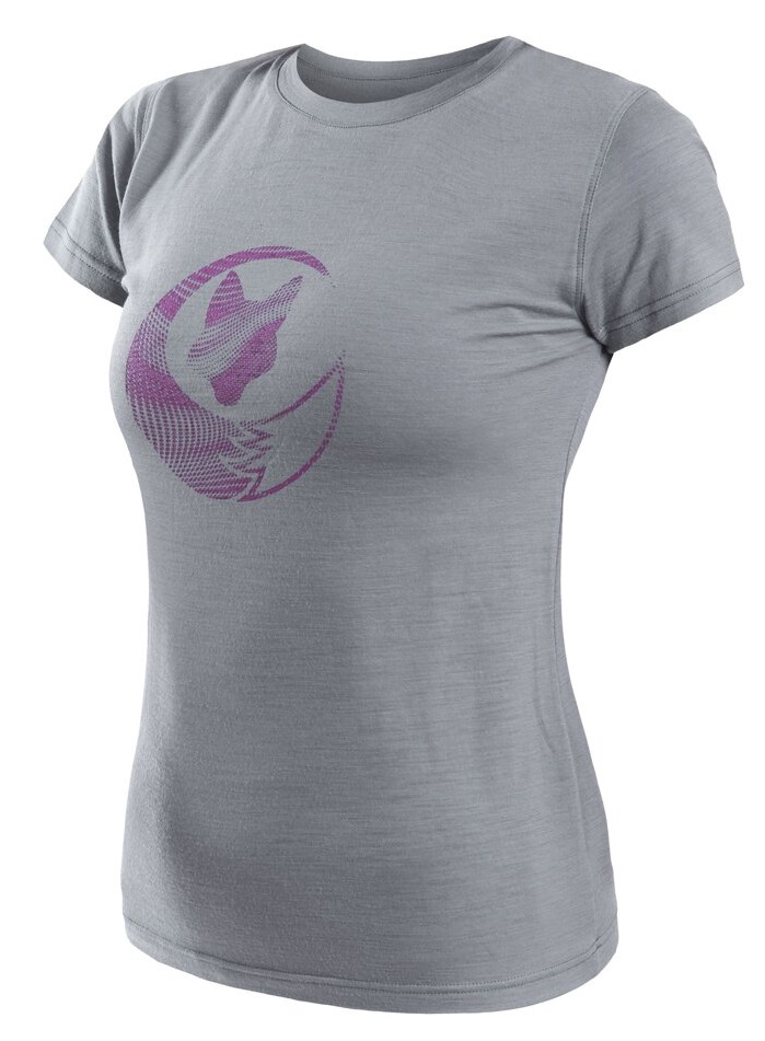 SENSOR MERINO ACTIVE FOX dámske tričko kr.rukáv šedá Veľkosť: M 8592837089348