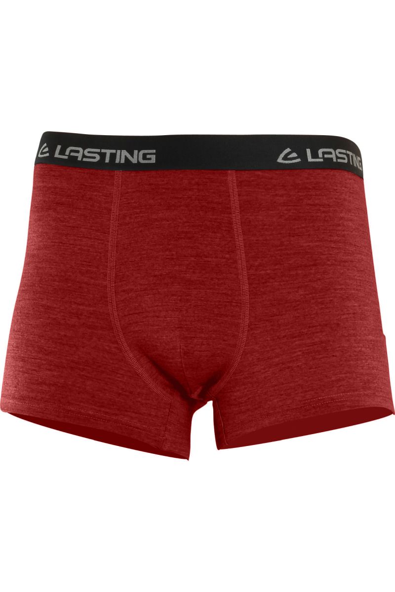 Lasting pánske merino boxerky NORO červené Veľkosť: S