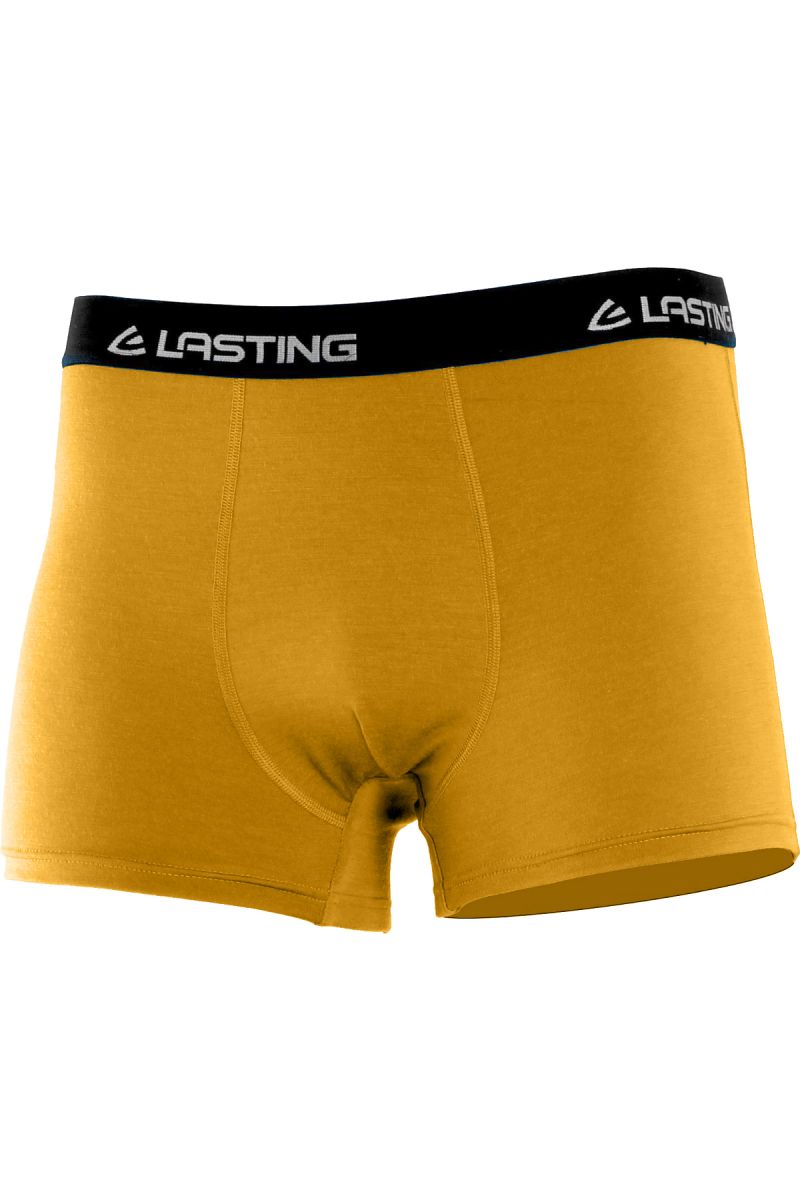 Lasting pánske merino boxerky NORO horčícové Veľkosť: M