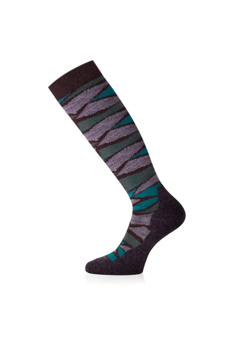 Lasting merino lyžiarske podkolienky SLJ 767 sivé Veľkosť: (42-45) L