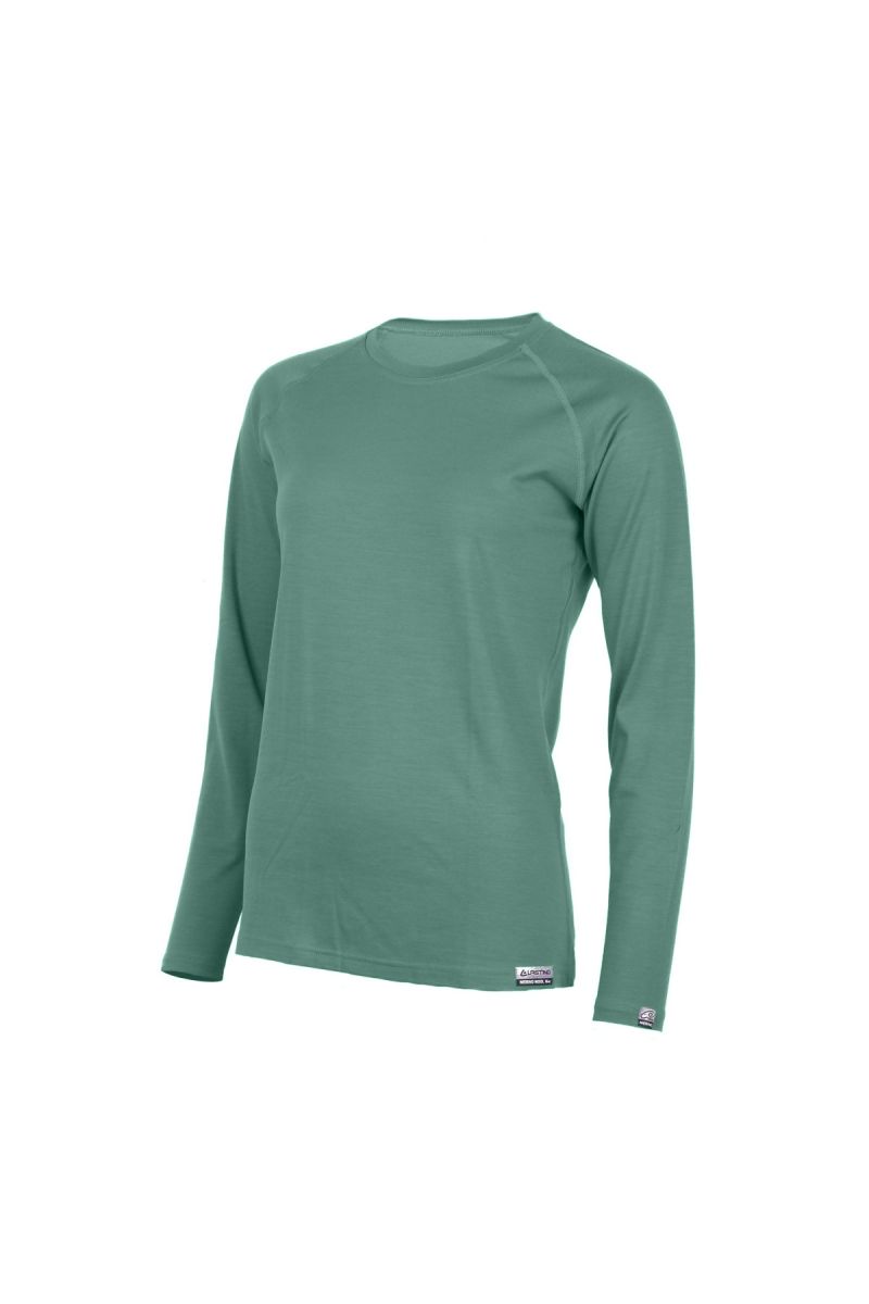 Lasting dámske merino tričko ATILA 7575 khaki Veľkosť: L dámske tričko