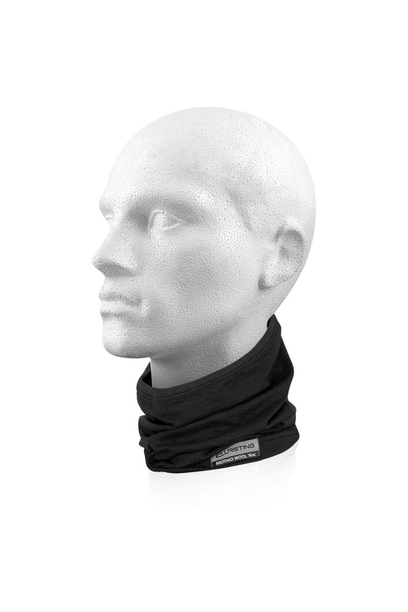 Lasting merino nákrčník krátky TULS 9090 čierny Veľkosť: UNI