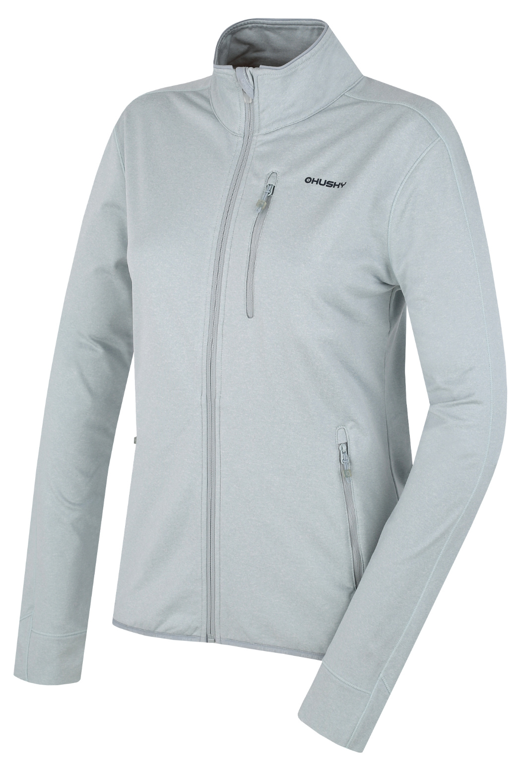 Husky Dámska mikina na zips Ane L lt. grey Veľkosť: XS