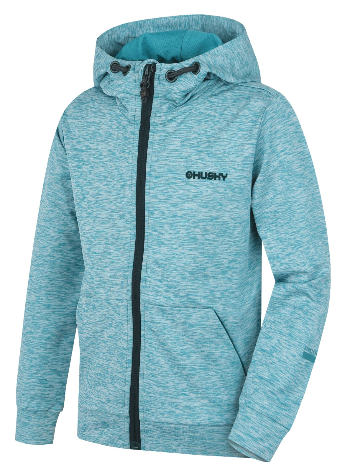 Husky Detská mikina s kapucňou Alony K fd. turquoise Veľkosť: 164-170