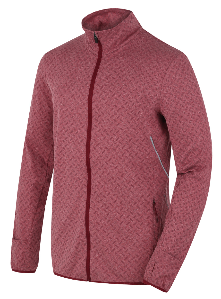 Husky Pánska mikina na zips Astel M bordo Veľkosť: XL pánska mikina