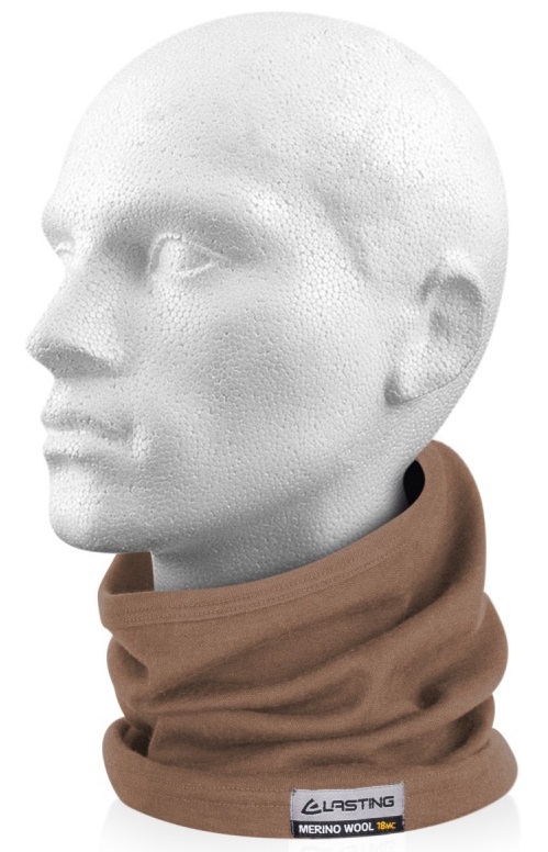 Lasting merino nákrčník BUL 7474 hnedý Veľkosť: UNI