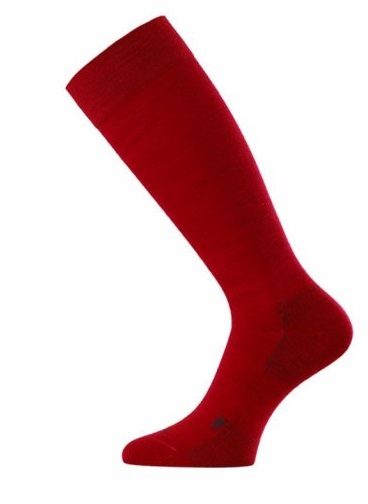 Lasting merino lyžiarske podkolienky FWK červené Veľkosť: (42-45) L