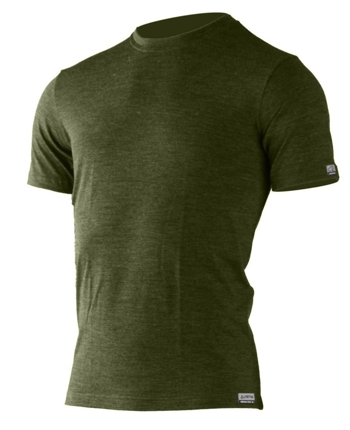 Lasting pánske merino tričko QUIDO 6160 zelené Veľkosť: L