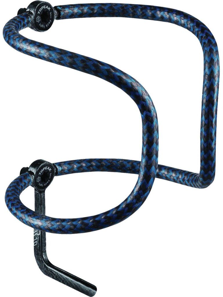 TOPEAK košík na fľašu FEZA CAGE KEVLAR CARBON R10 modrá Veľkosť: UNI