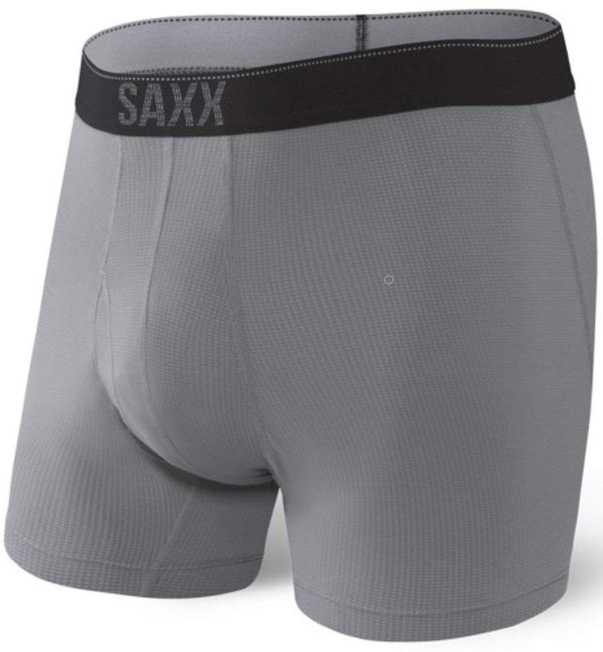 Saxx QUEST QDM BOXER BRIEF FLY dark charcoal II Veľkosť: S