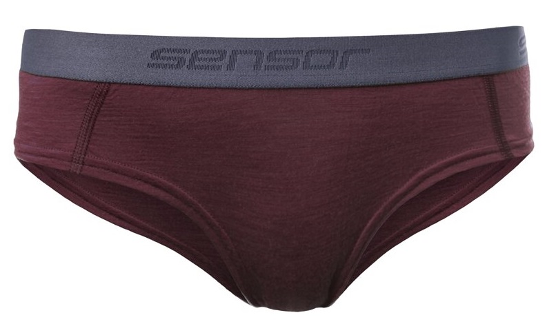 SENSOR MERINO AIR dámske nohavičky port red Veľkosť: S