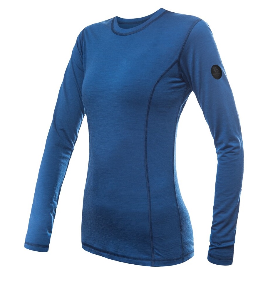 SENSOR MERINO AIR dámske tričko dl.rukáv tm.modrá Veľkosť: XXL