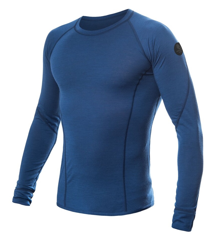 SENSOR MERINO AIR pánske tričko dl.rukáv tm.modrá Veľkosť: S