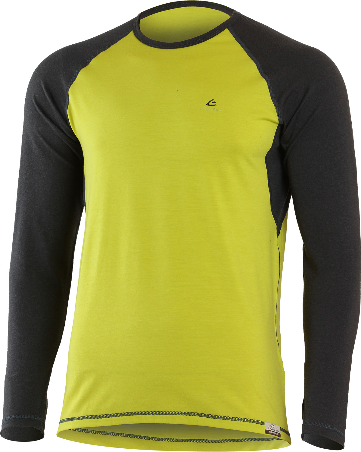 Lasting MARIO 6980 žlté pánske vlnené merino tričko Veľkosť: L 8595067873619