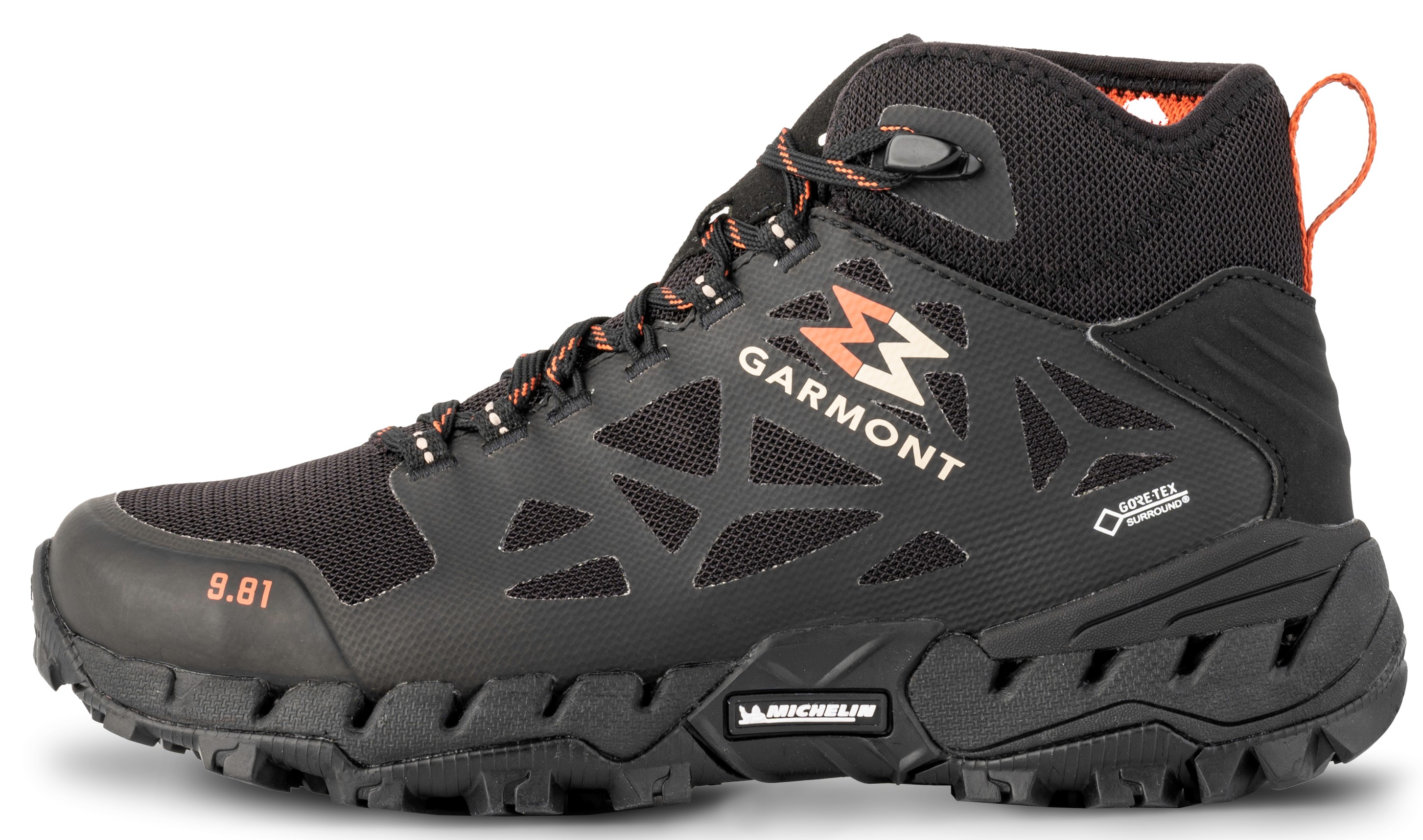 Garmont 9.81 N AIR G 2.0 MID WMS GTX black/ginger red Veľkosť: 37 dámske topánky