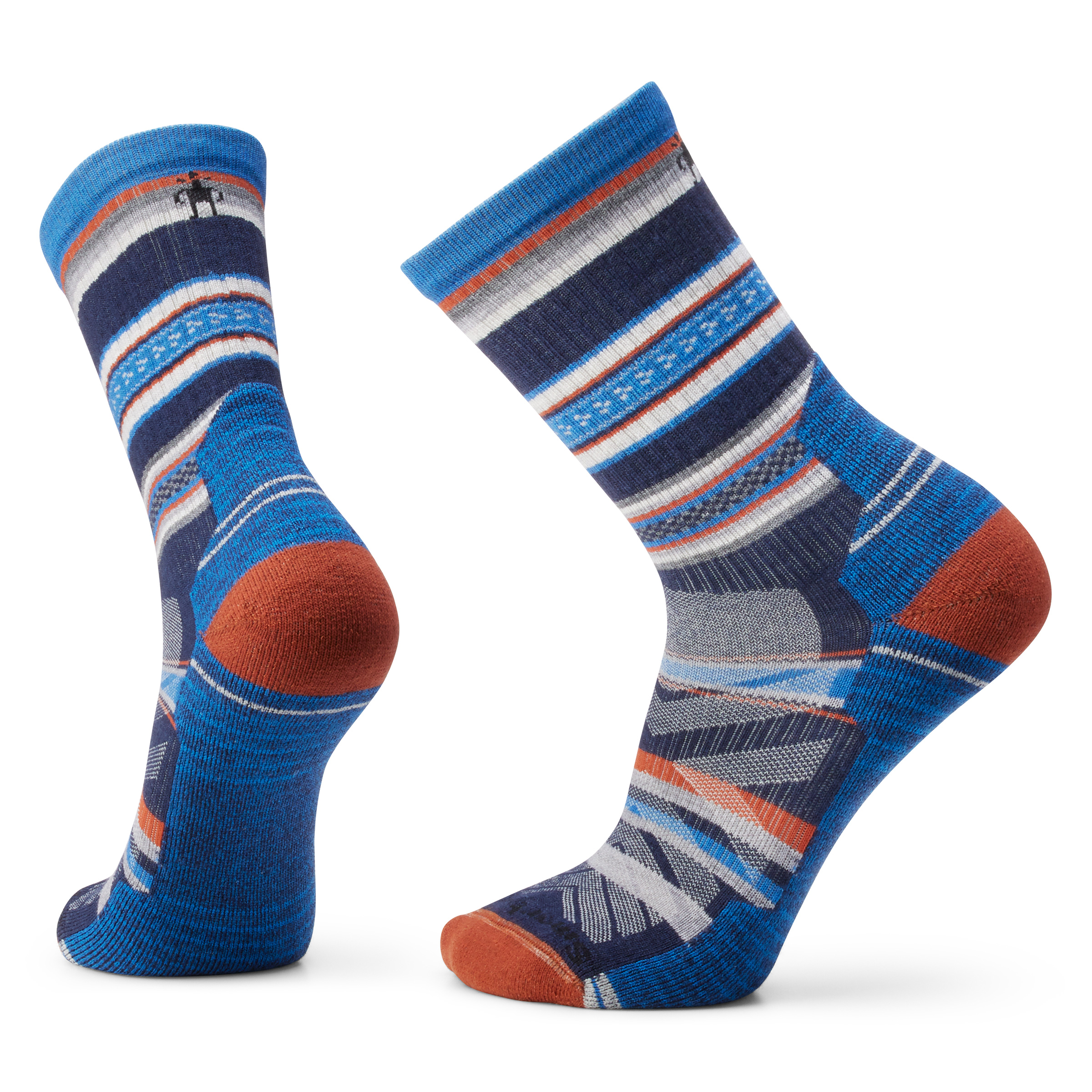 Smartwool HIKE LIGHT CUSHION PANORAMA CREW deep navy Veľkosť: L 196573058552