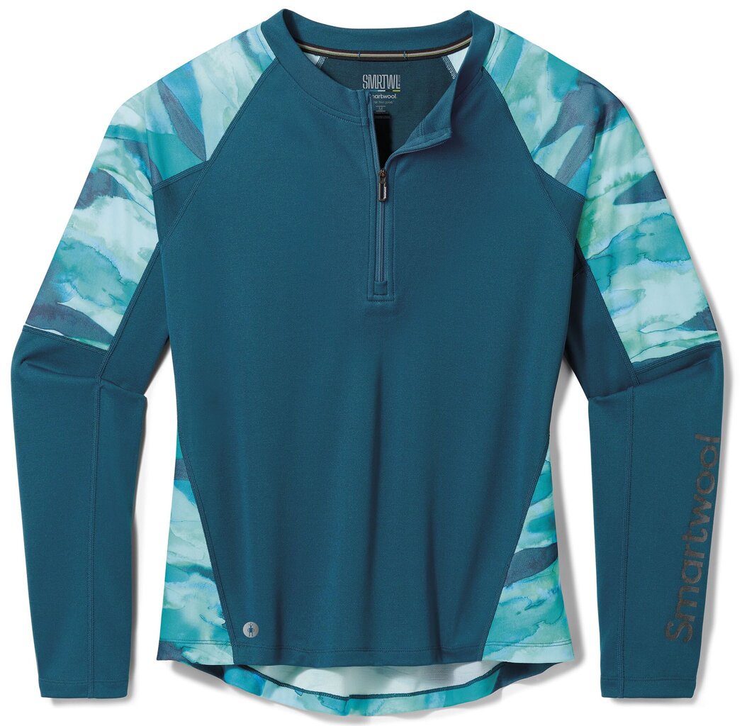 Smartwool W MOUNTAIN BIKE LONG SLEEVE JERSEY twilight blue Veľkosť: M