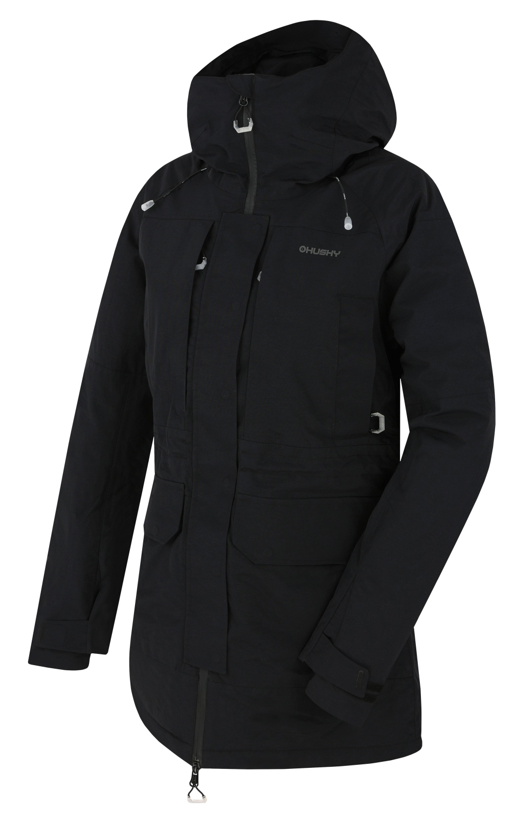 Husky Dámska hardshell bunda Nigalo L black Veľkosť: L 8592287160321