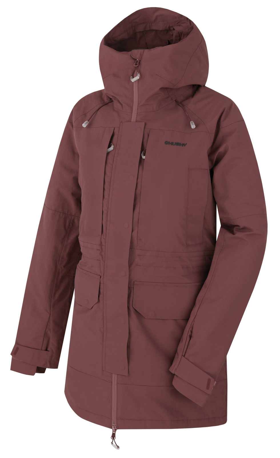 Husky Dámska hardshell bunda Nigalo L dk. wine Veľkosť: L