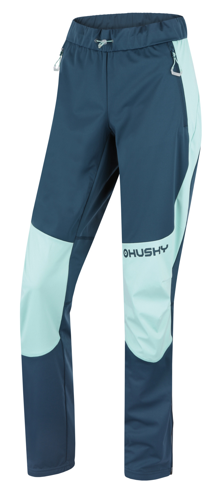 Husky Dámske softshellové nohavice Kala L mint/turquoise Veľkosť: XS