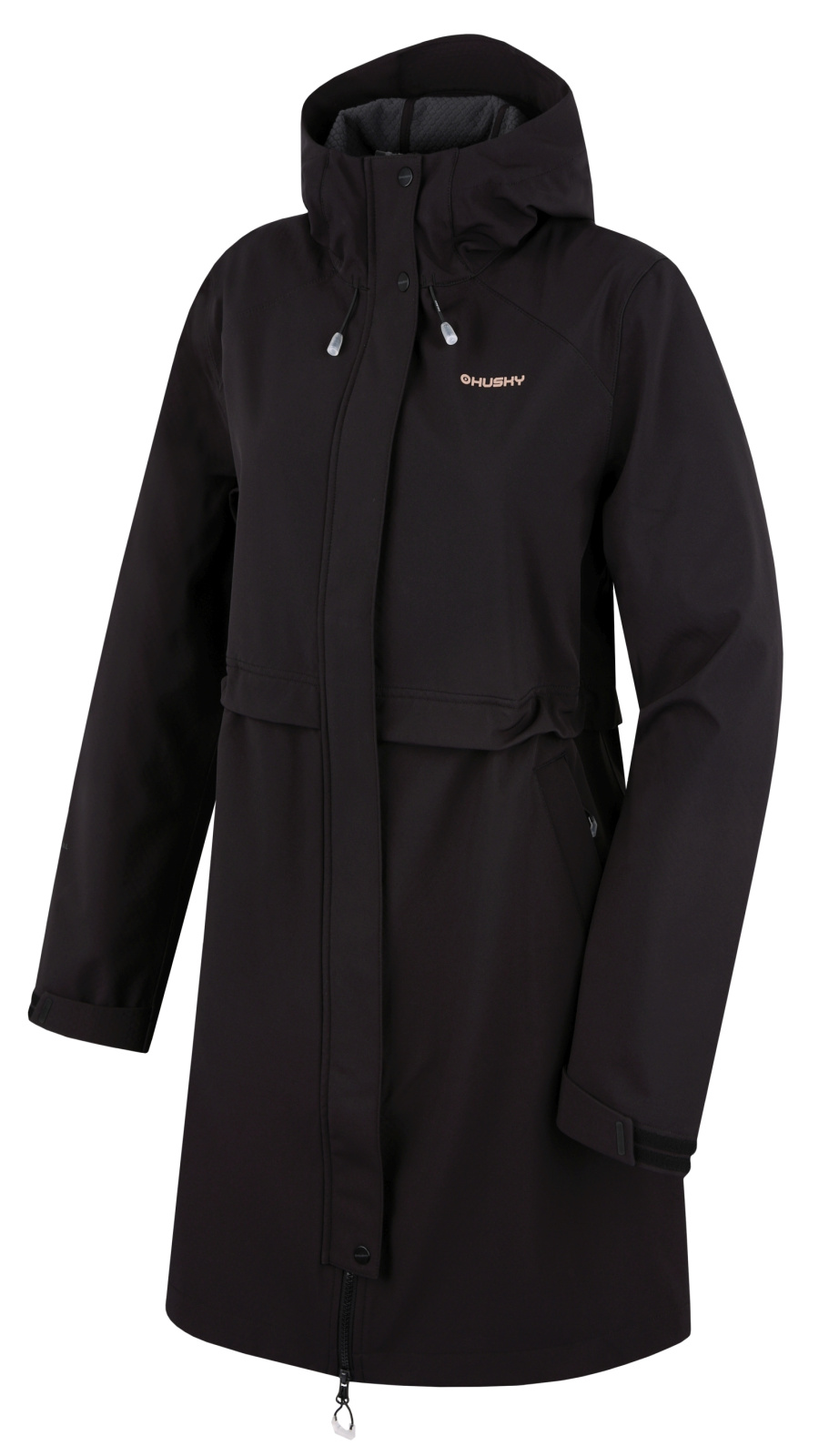 Husky Dámsky softshell kabát Sephie L black Veľkosť: XS