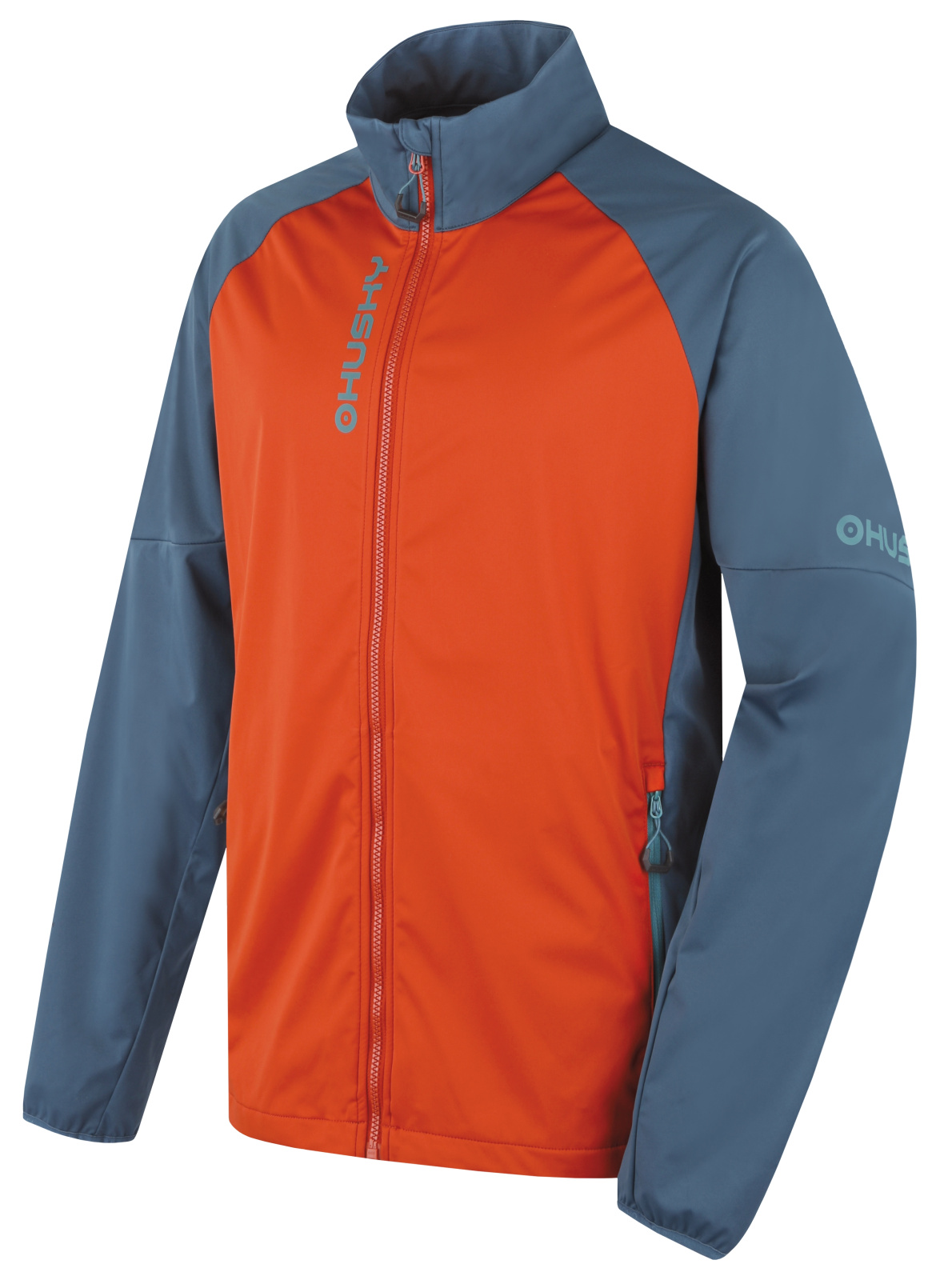 Husky Pánska softshell bunda Suli M turquoise/brown Veľkosť: L