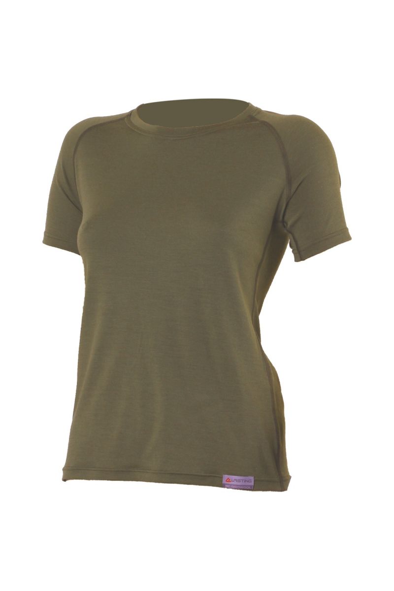 Lasting ALEA 6363 zelené vlnené merino triko Veľkosť: XL